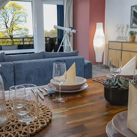 Panoramablick I Grosser Suedwestbalkon I Teleskop I 66 Qm I 5 Personen شقة *